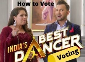 India's Best Dancer Voting