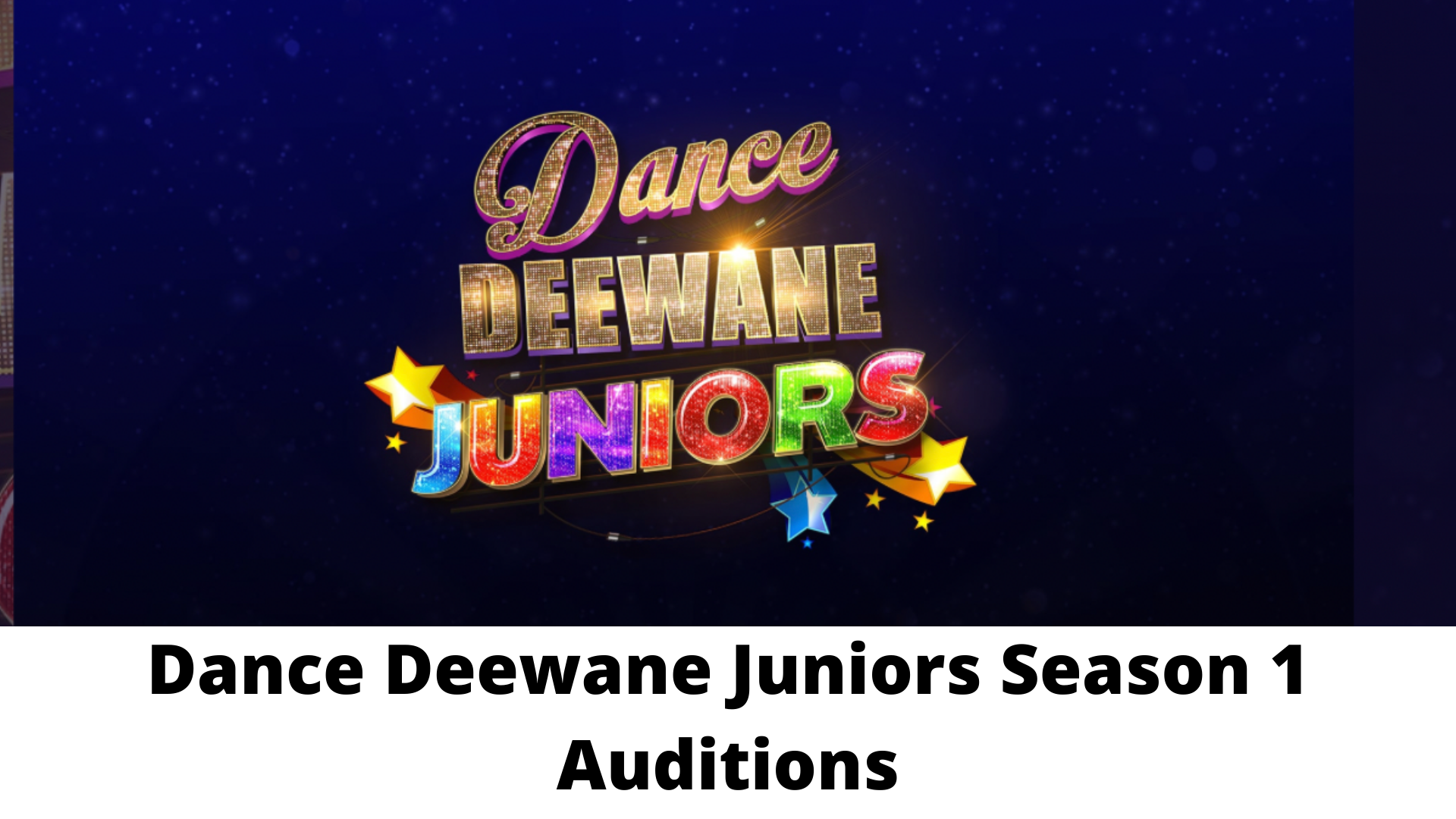 Dance Deewane Juniors Audition